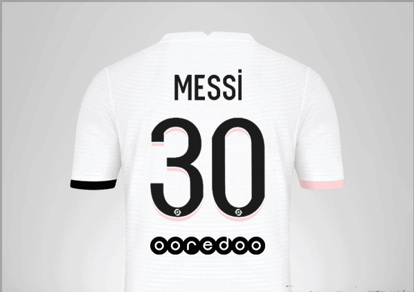 Camiseta Messi Rosa segunda equipacion Paris Saint Germain Camiseta Firmada por Messi Tienda