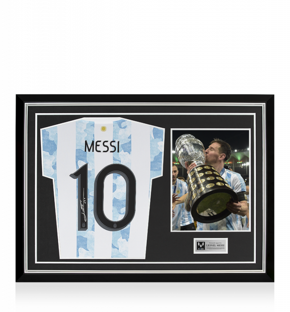 Messi camiseta argentina firmada