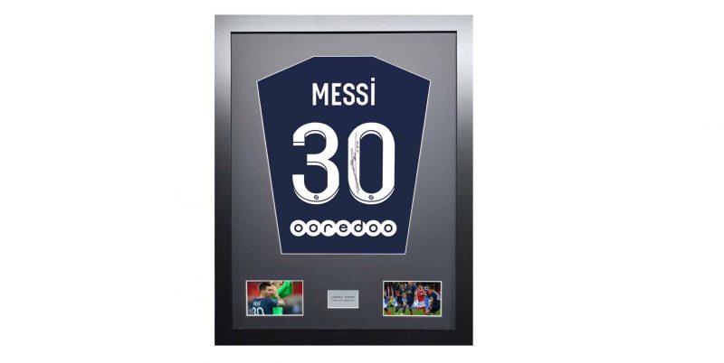 Camiseta PSG Messi 2022 / 2023 firmada. Nueva Equipación Paris Saint Germain